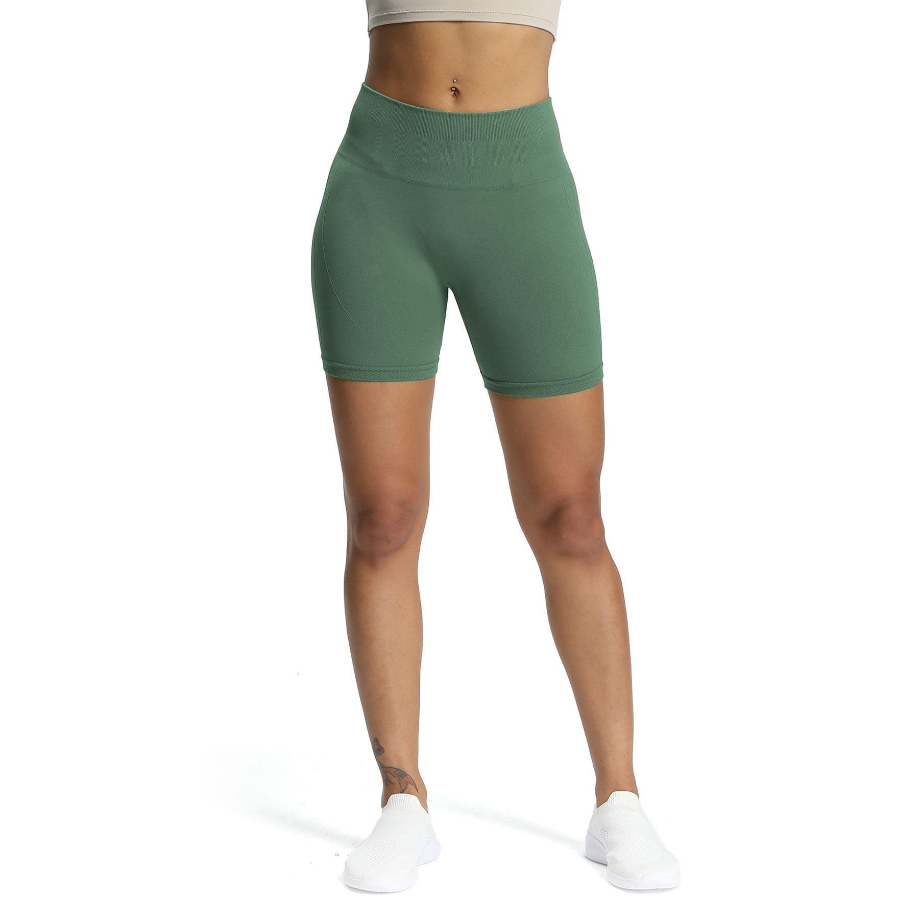 Aoxjox Contour "Sculpt" Seamless Scrunch Shorts