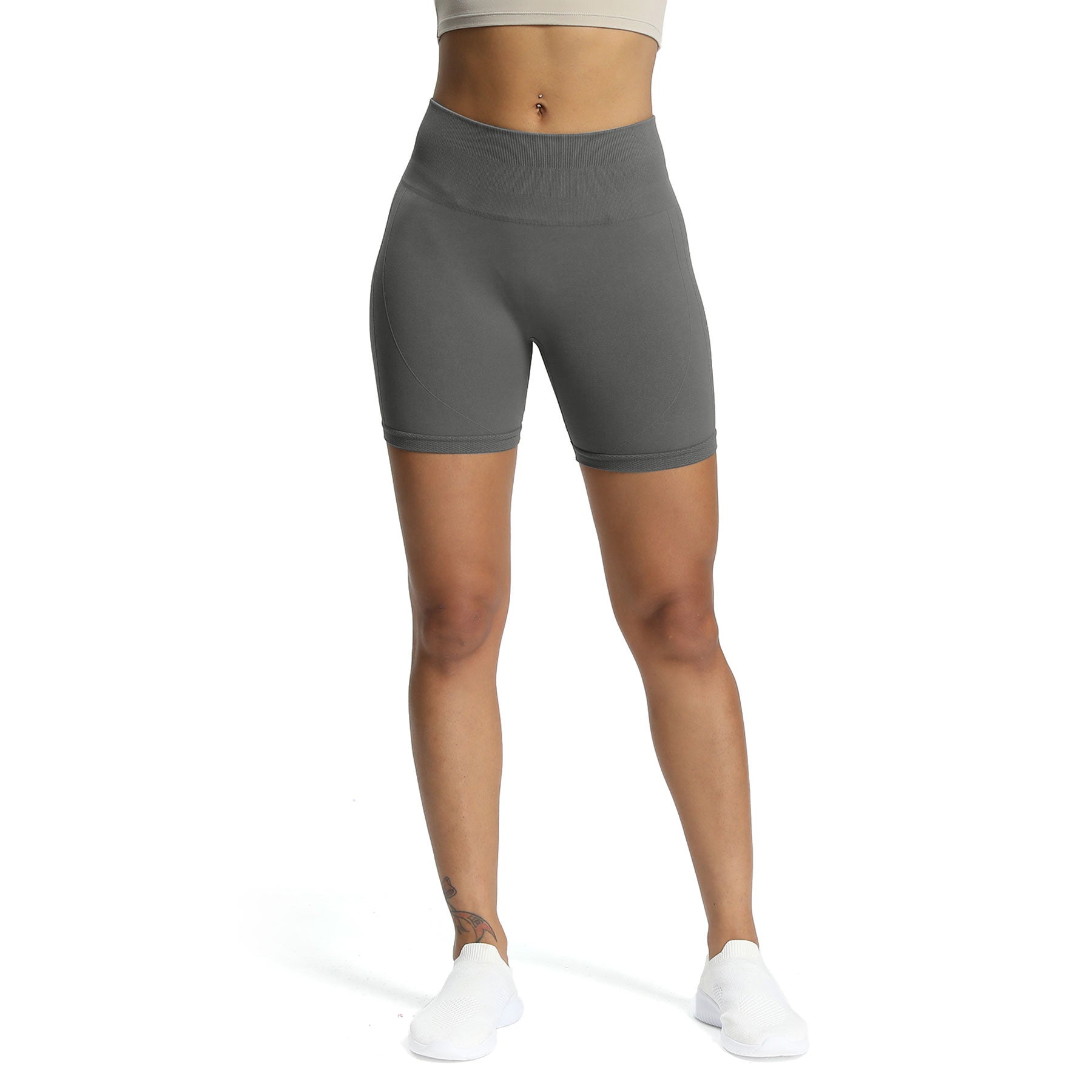 Aoxjox Contour "Sculpt" Seamless Scrunch Shorts