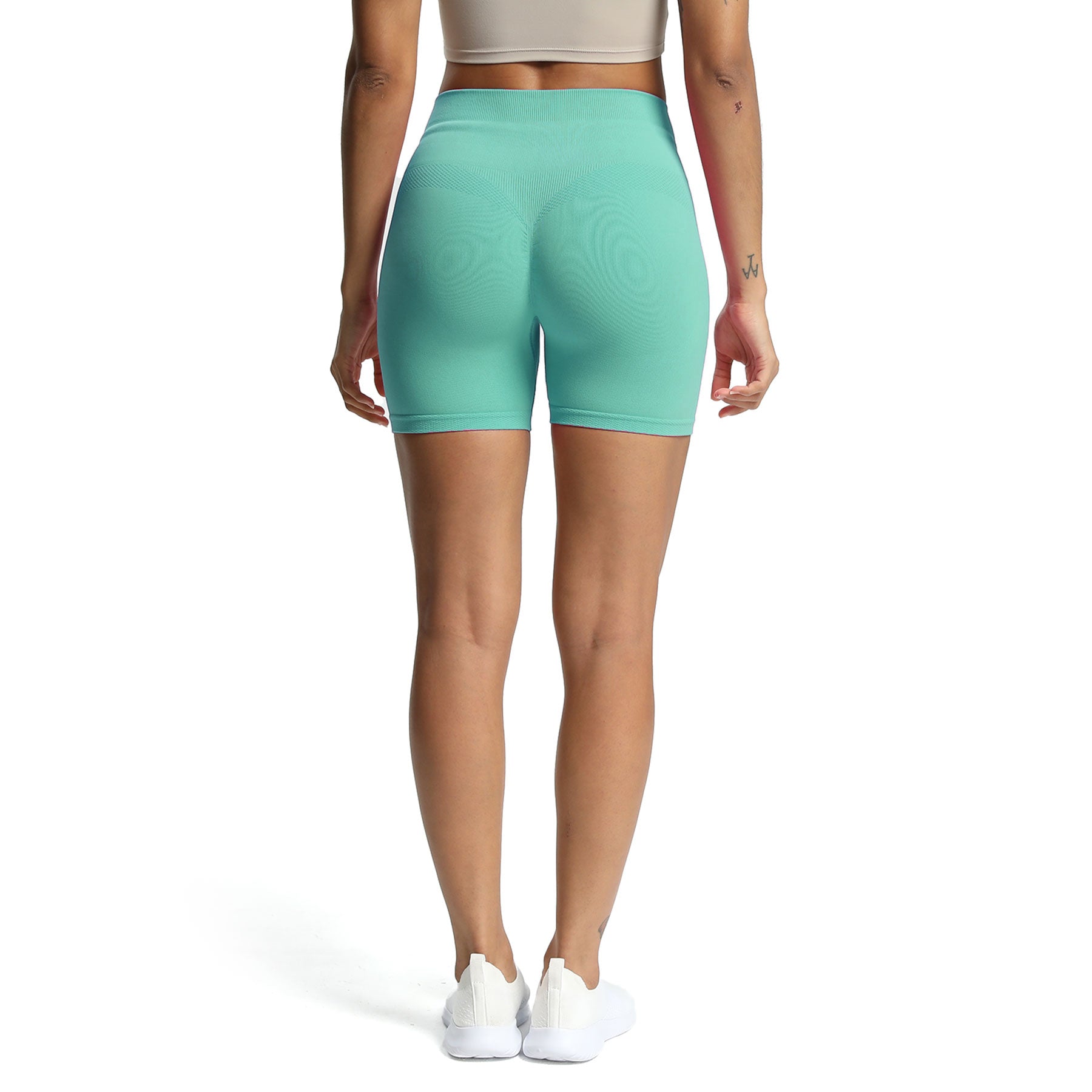 Aoxjox Contour "Sculpt" Seamless Scrunch Shorts