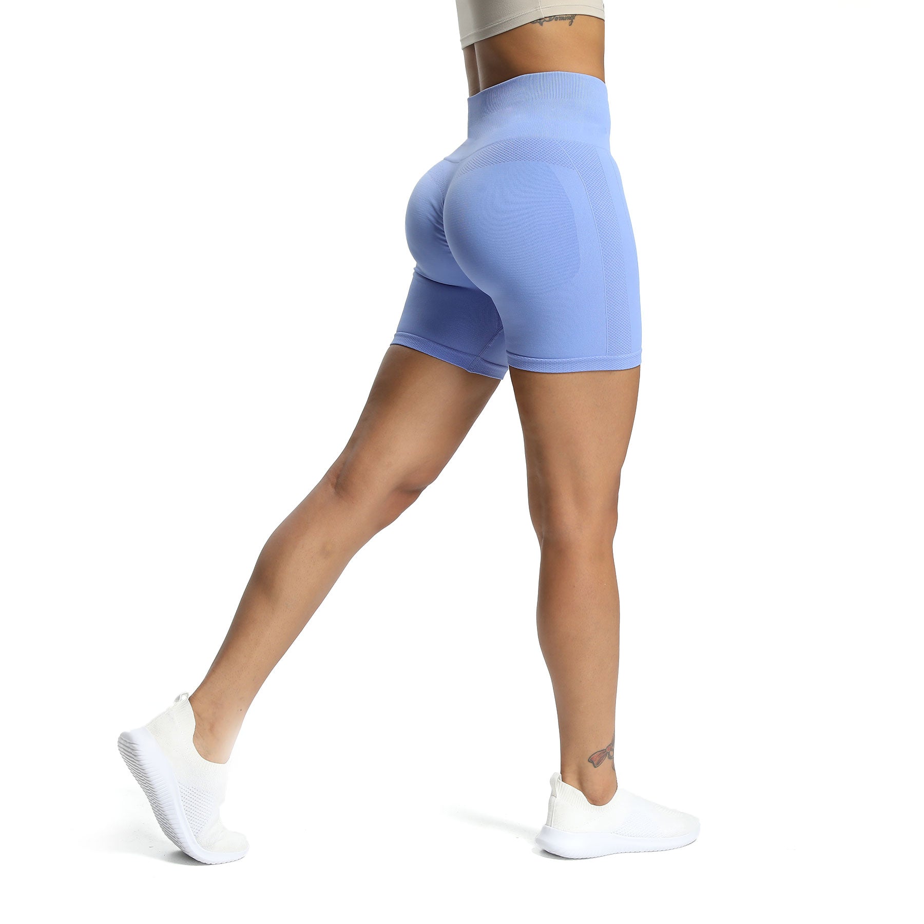 Aoxjox Contour "Sculpt" Seamless Scrunch Shorts