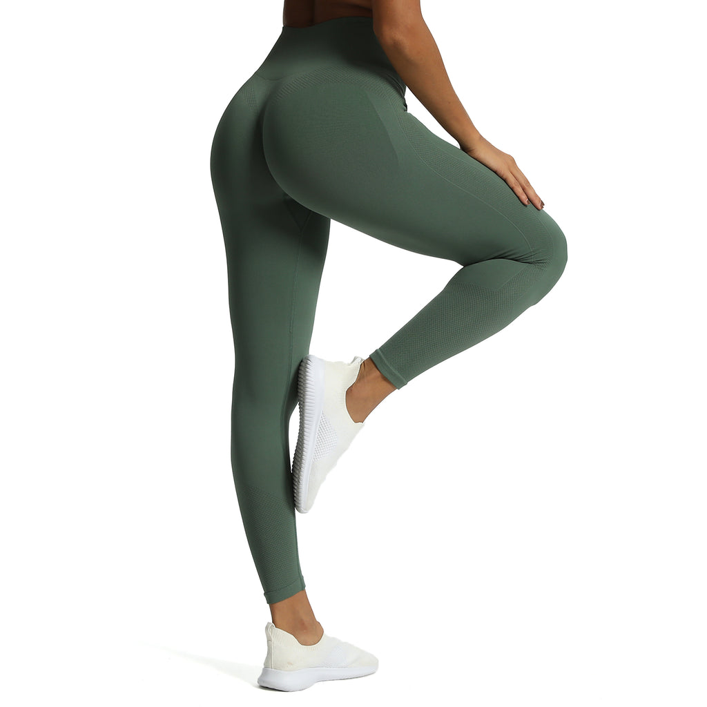 Aoxjox Contour "Sculpt" Seamless Scrunch Leggings