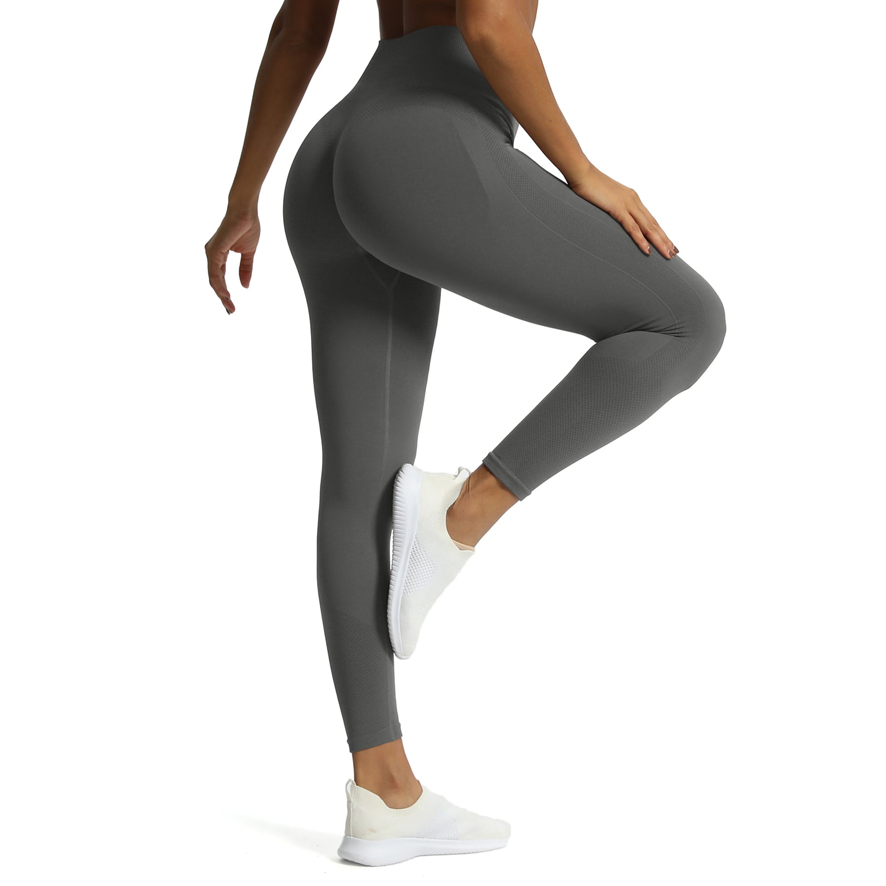 Aoxjox Contour "Sculpt" Seamless Scrunch Leggings