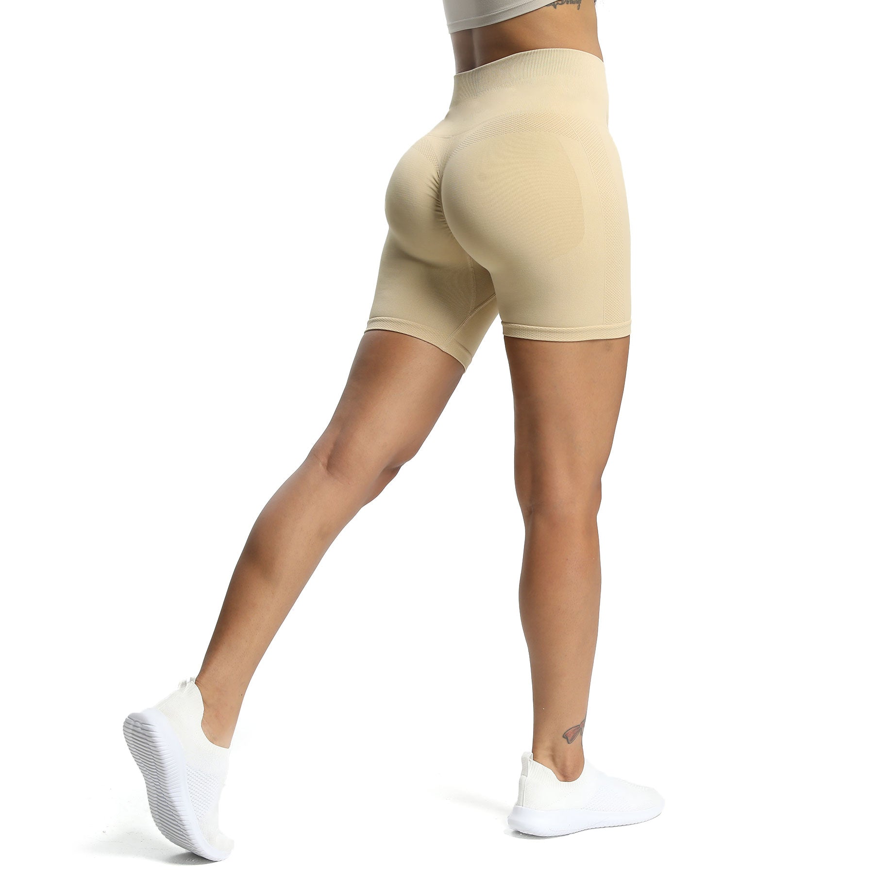 Aoxjox Contour "Sculpt" Seamless Scrunch Shorts