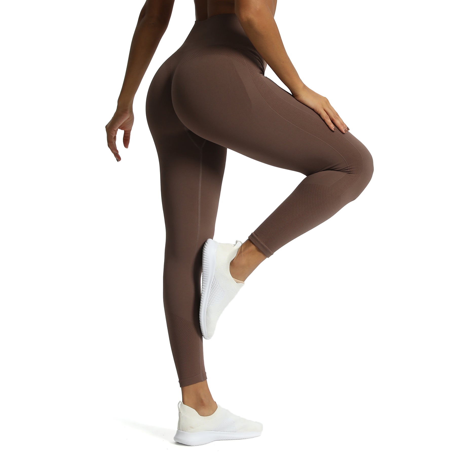 Aoxjox Contour "Sculpt" Seamless Scrunch Leggings