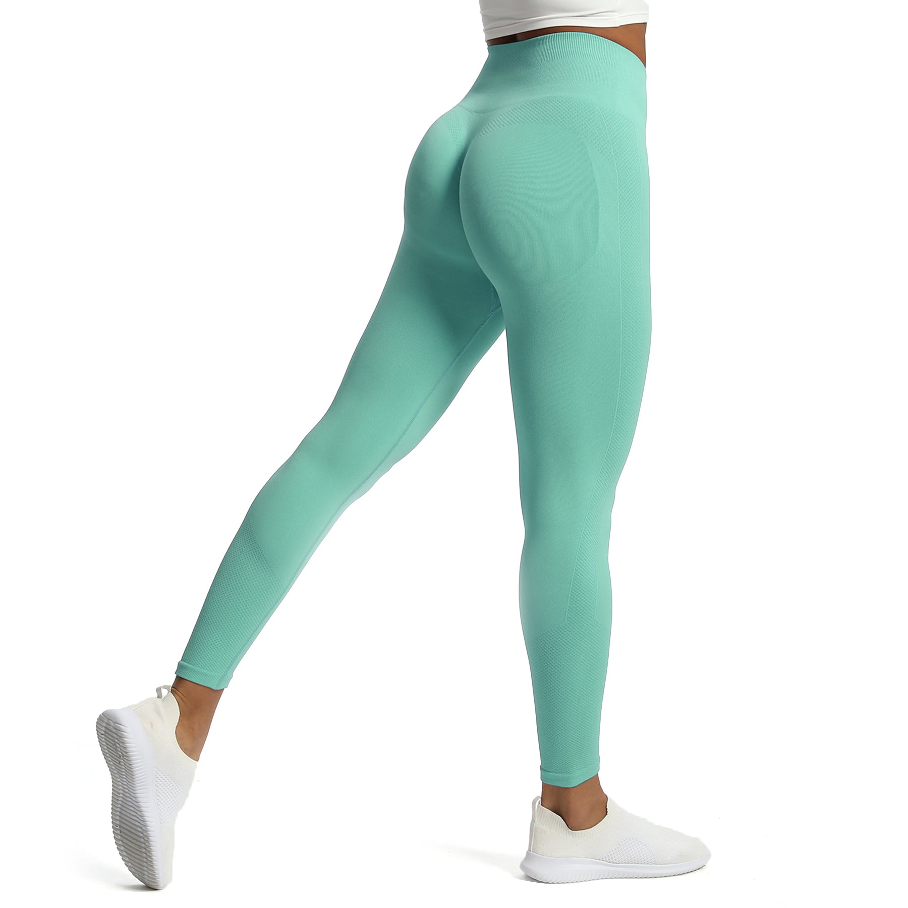 Aoxjox Contour "Sculpt" Seamless Scrunch Leggings