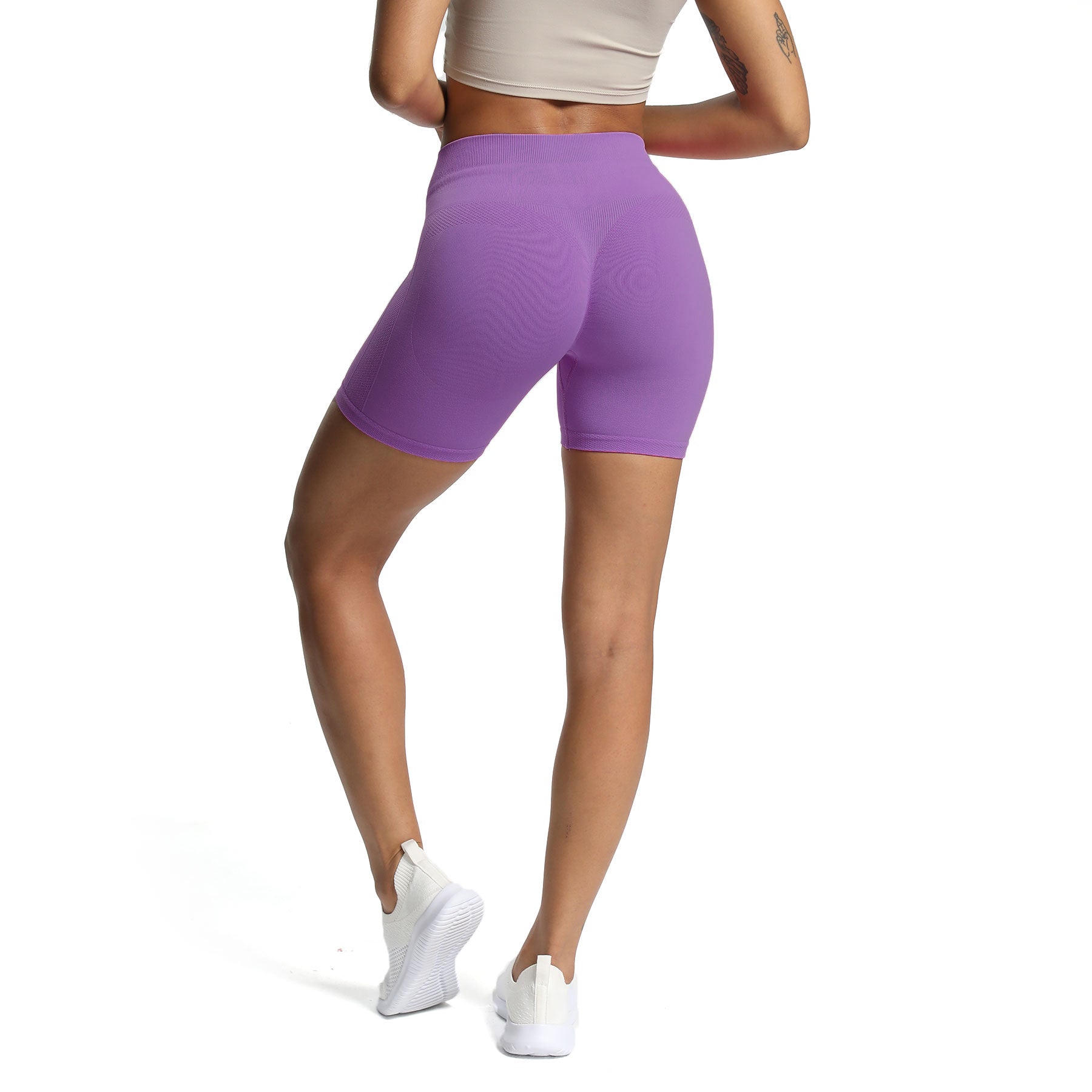 Aoxjox Contour "Sculpt" Seamless Scrunch Shorts