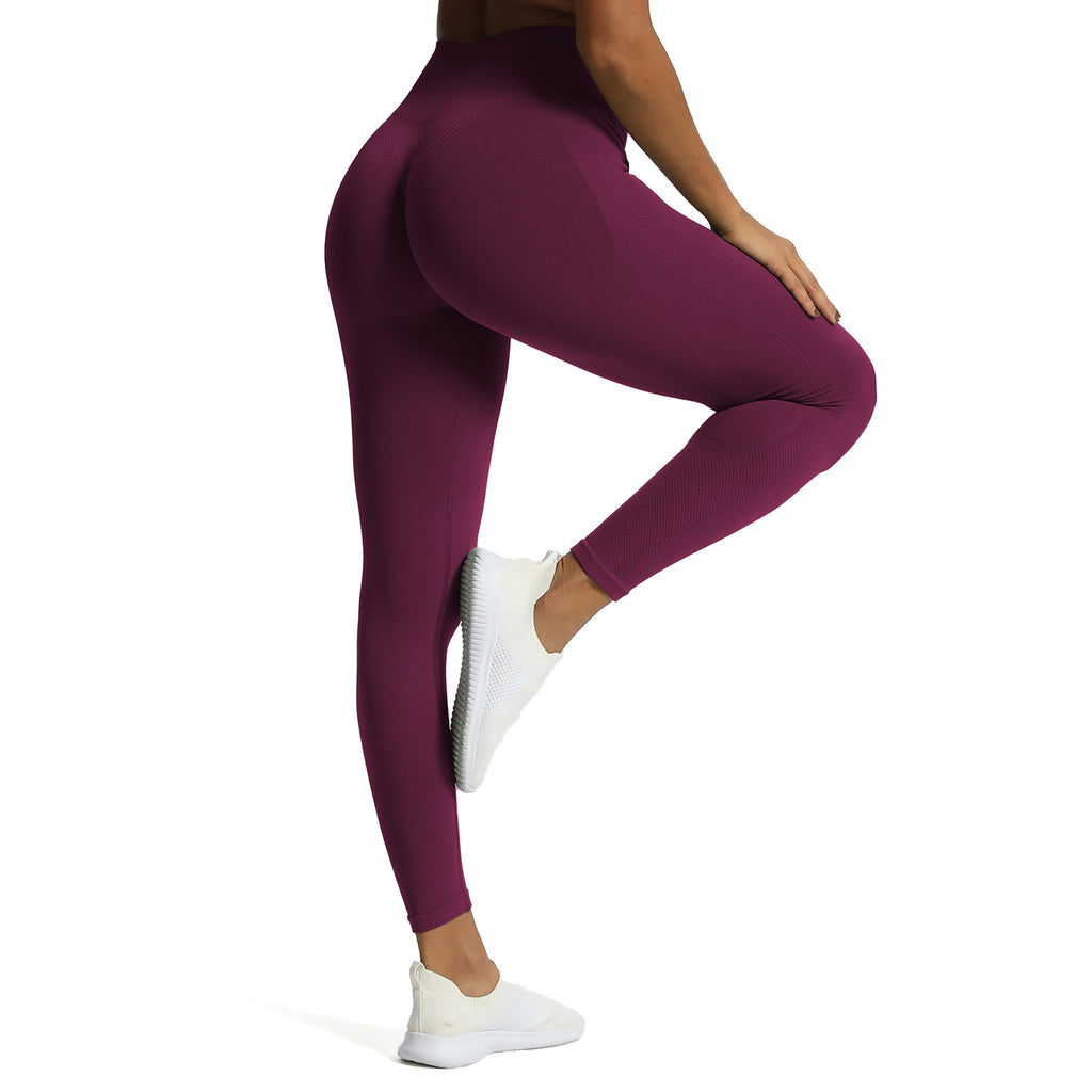 Aoxjox Contour "Sculpt" Seamless Scrunch Leggings