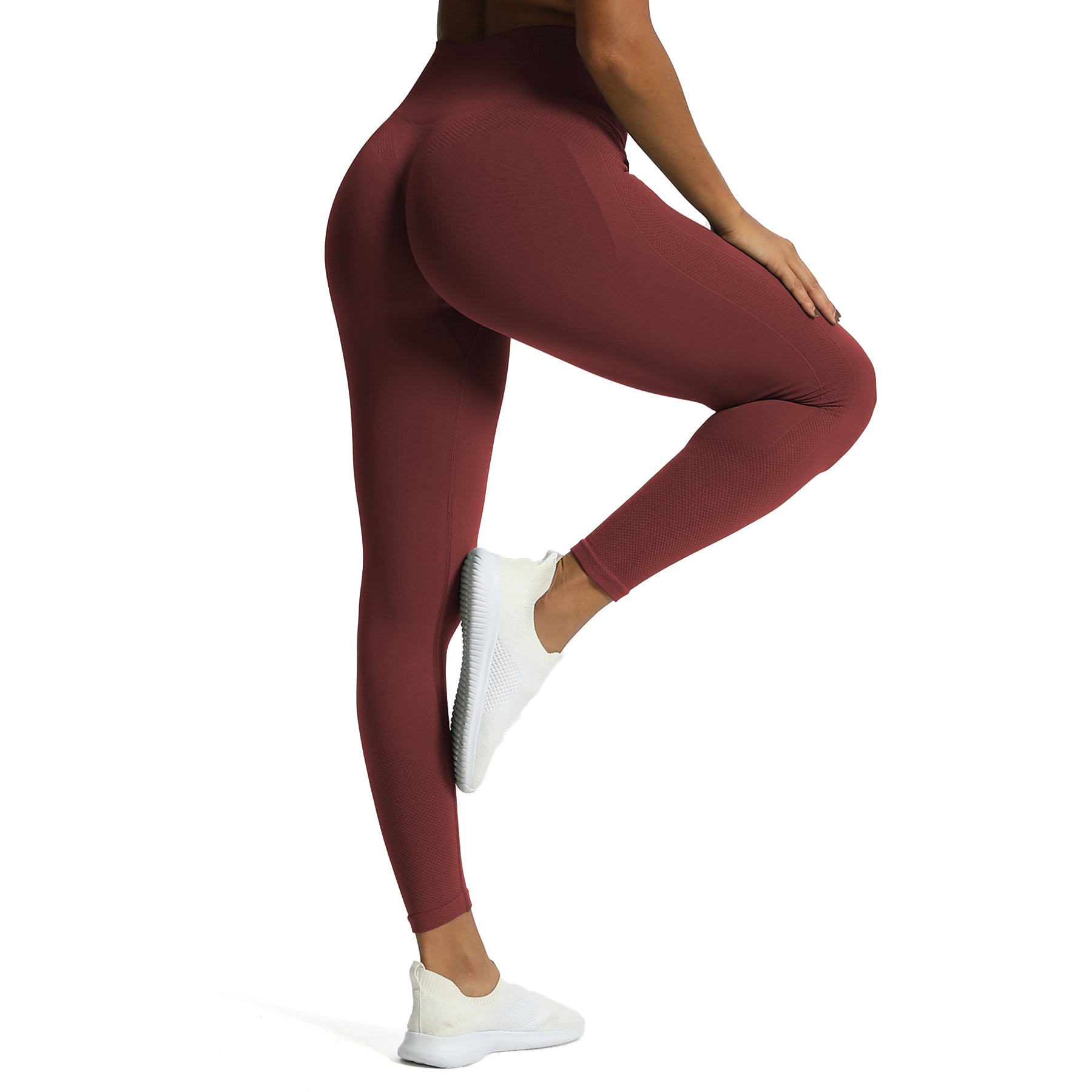 Aoxjox Contour "Sculpt" Seamless Scrunch Leggings