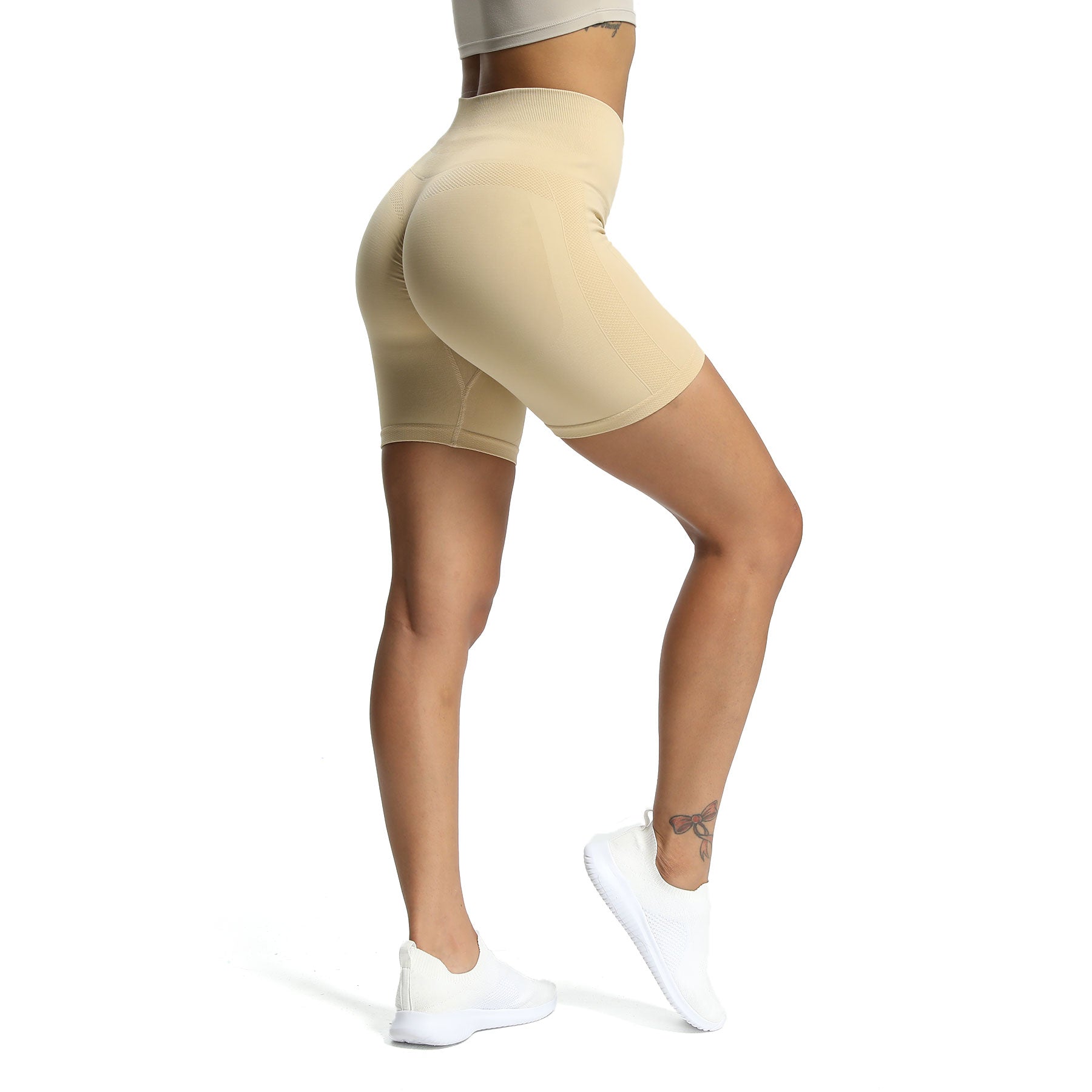Aoxjox Contour "Sculpt" Seamless Scrunch Shorts