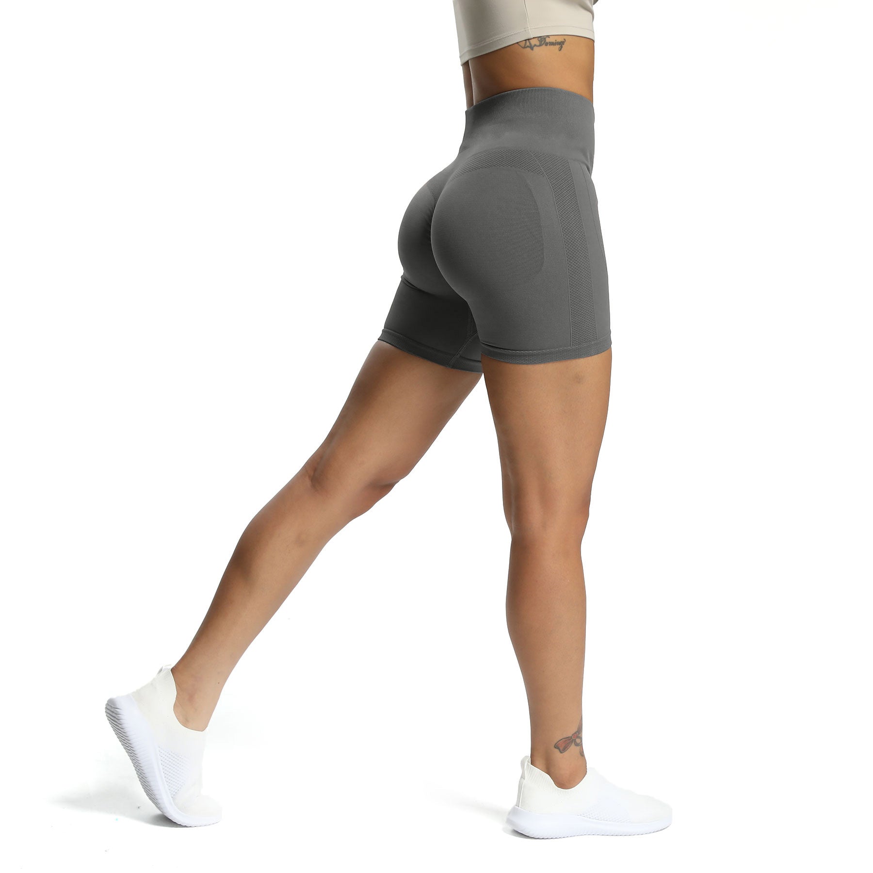 Aoxjox Contour "Sculpt" Seamless Scrunch Shorts