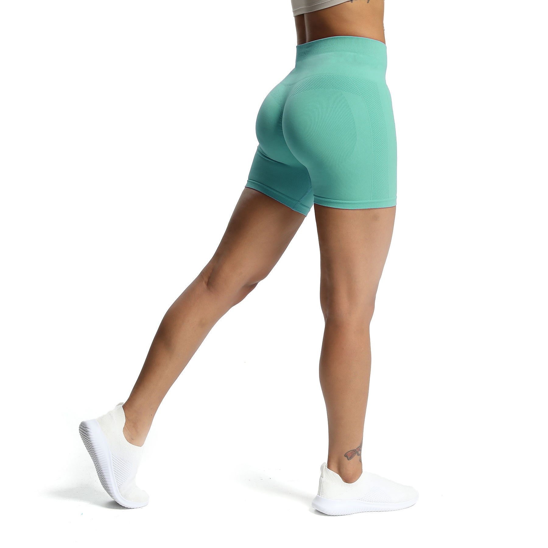 Aoxjox Contour "Sculpt" Seamless Scrunch Shorts