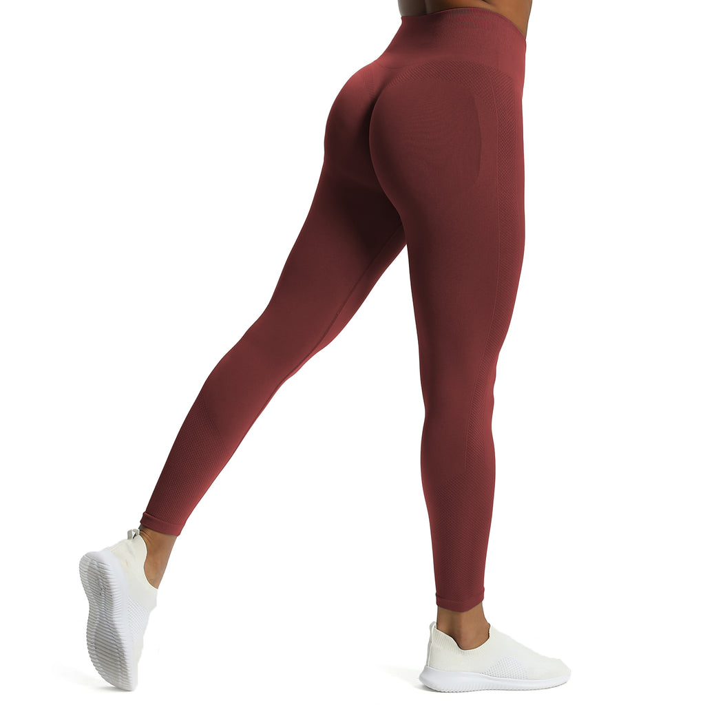 Aoxjox Contour "Sculpt" Seamless Scrunch Leggings