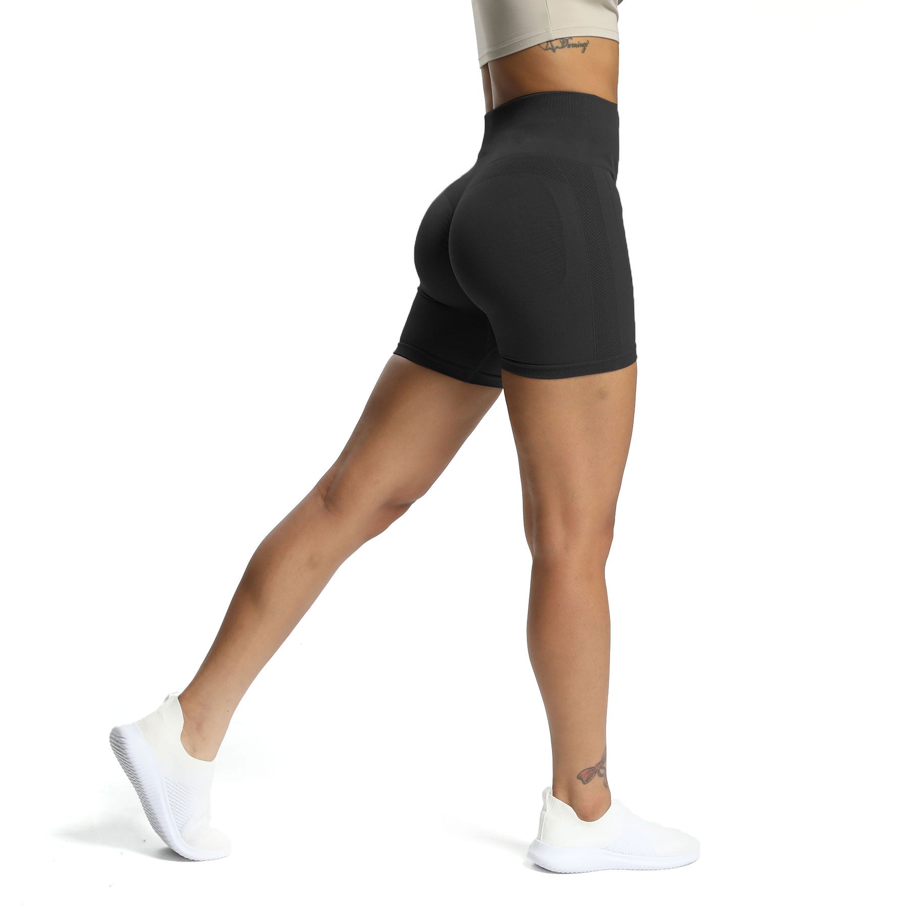 Aoxjox Contour "Sculpt" Seamless Scrunch Shorts