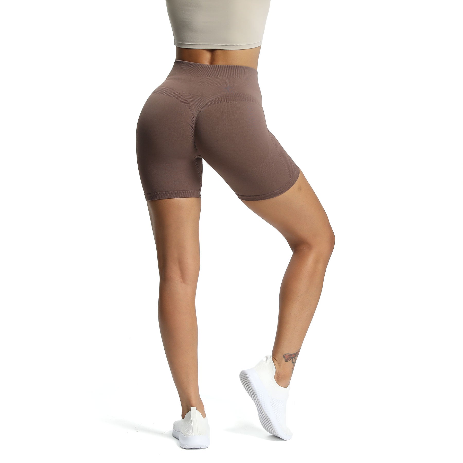 Aoxjox Contour "Sculpt" Seamless Scrunch Shorts