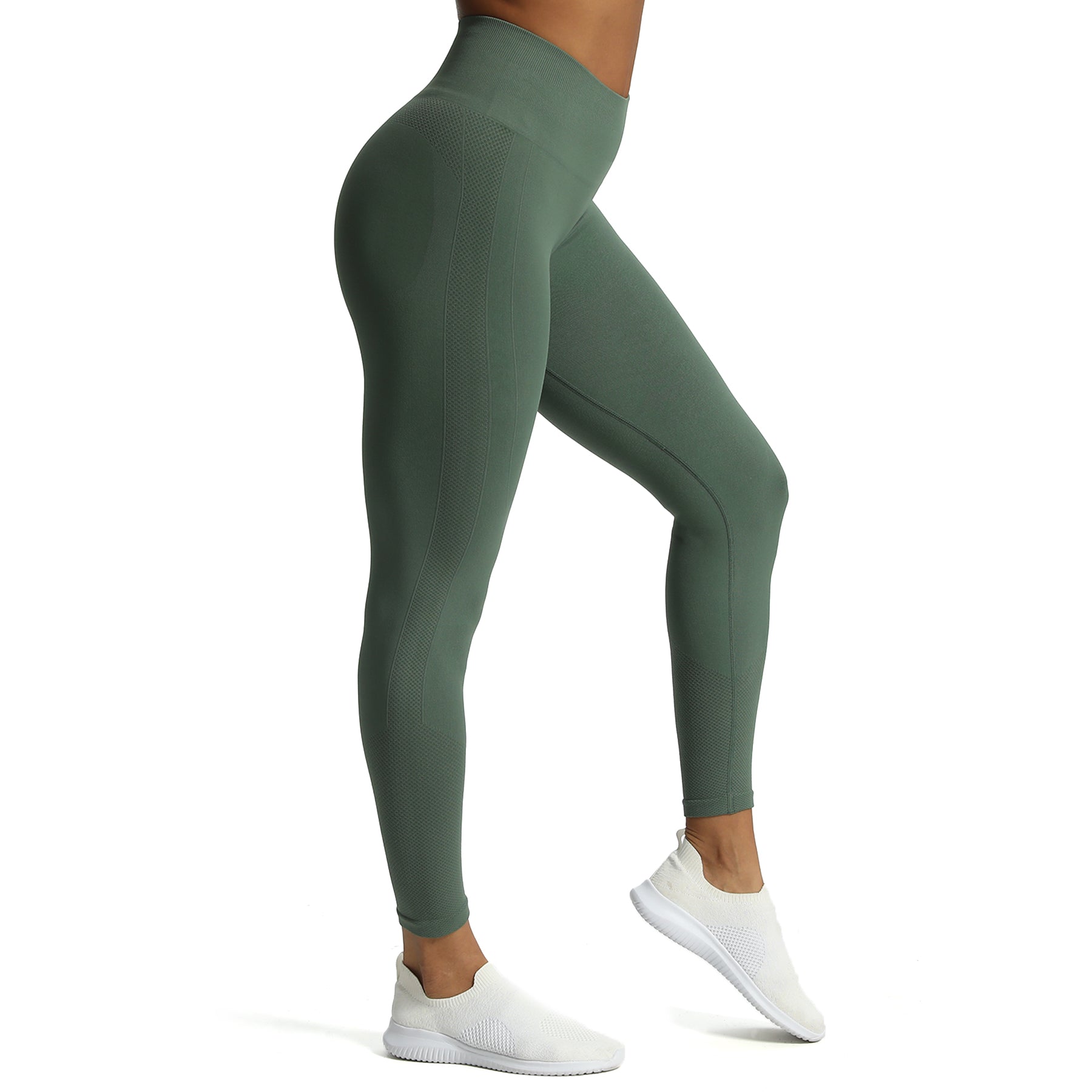 Aoxjox Contour "Sculpt" Seamless Scrunch Leggings