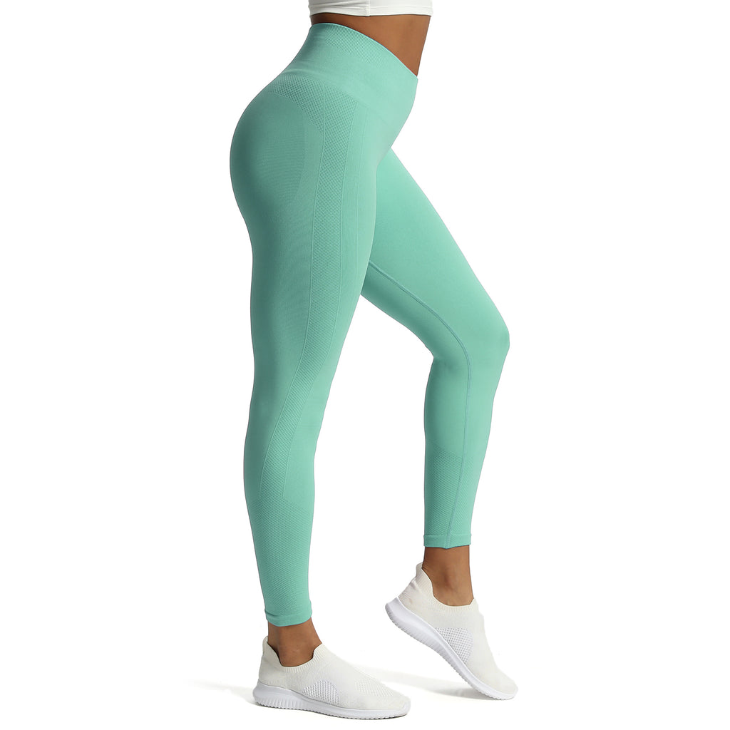 Aoxjox Contour "Sculpt" Seamless Scrunch Leggings