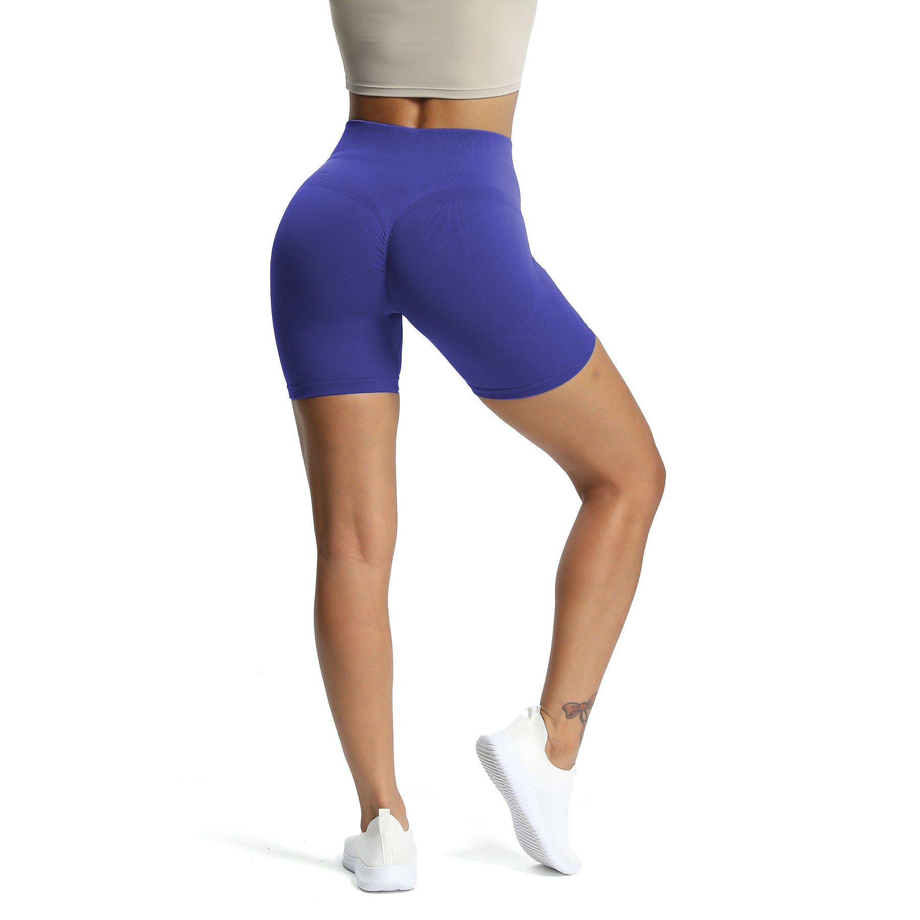 Aoxjox Contour "Sculpt" Seamless Scrunch Shorts