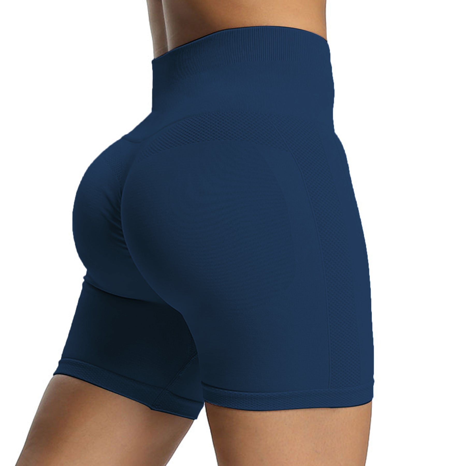 Aoxjox Seamless V-Seam Scrunch Shorts