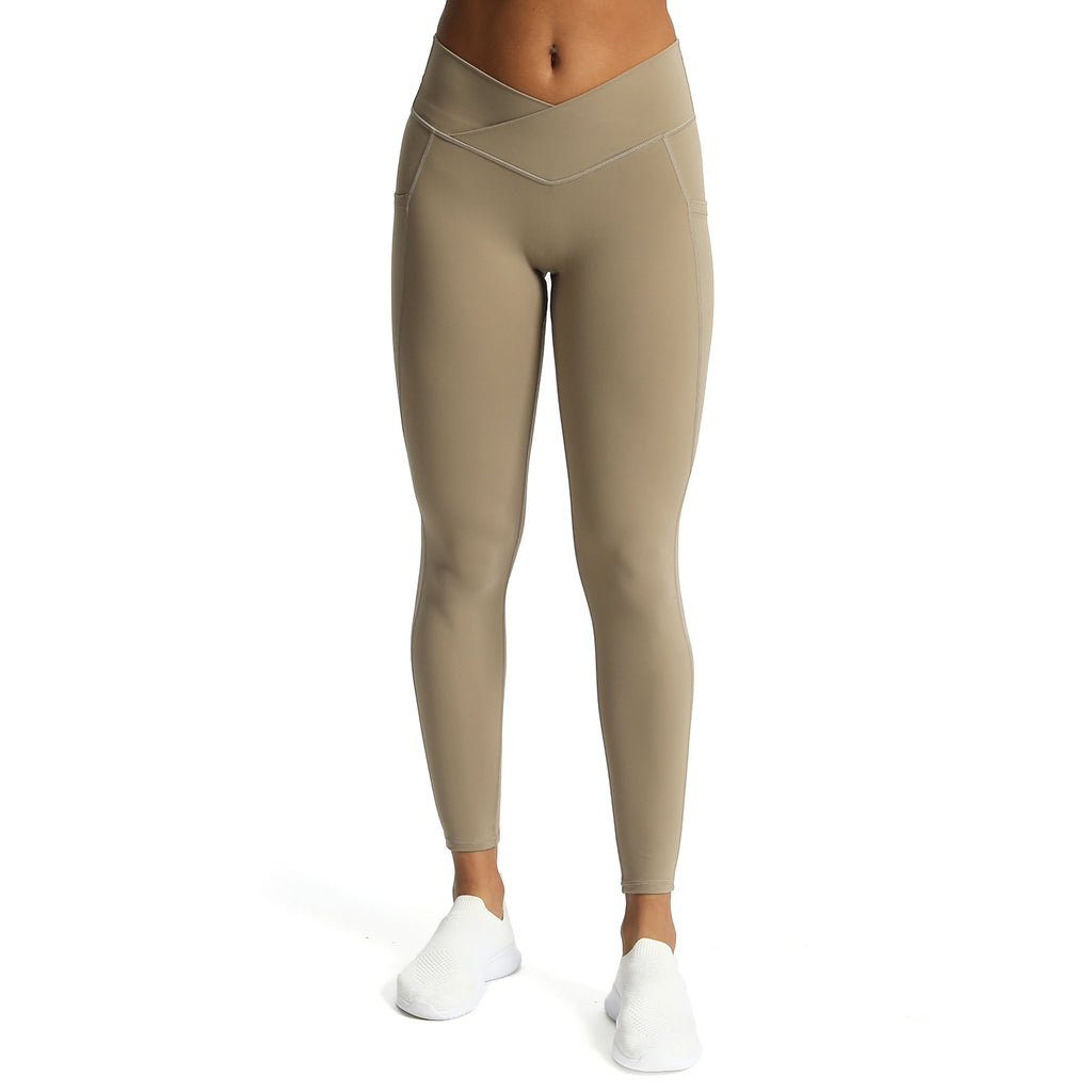 Aoxjox Trinity Cross-Waist Pocket Leggings (CONT'D)