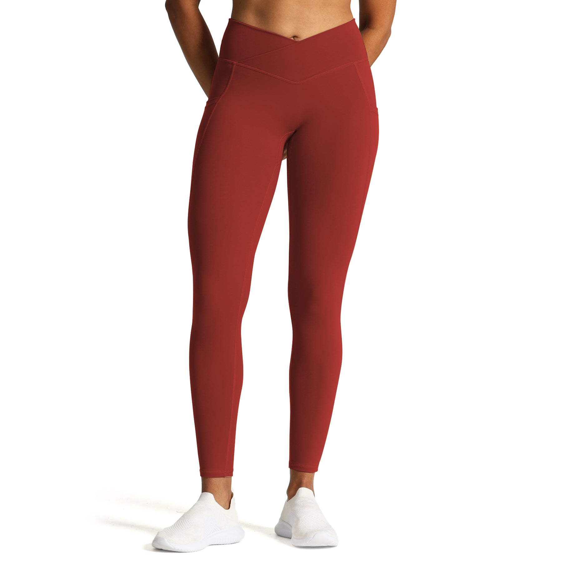 Aoxjox Trinity Cross-Waist Pocket Leggings (CONT'D)