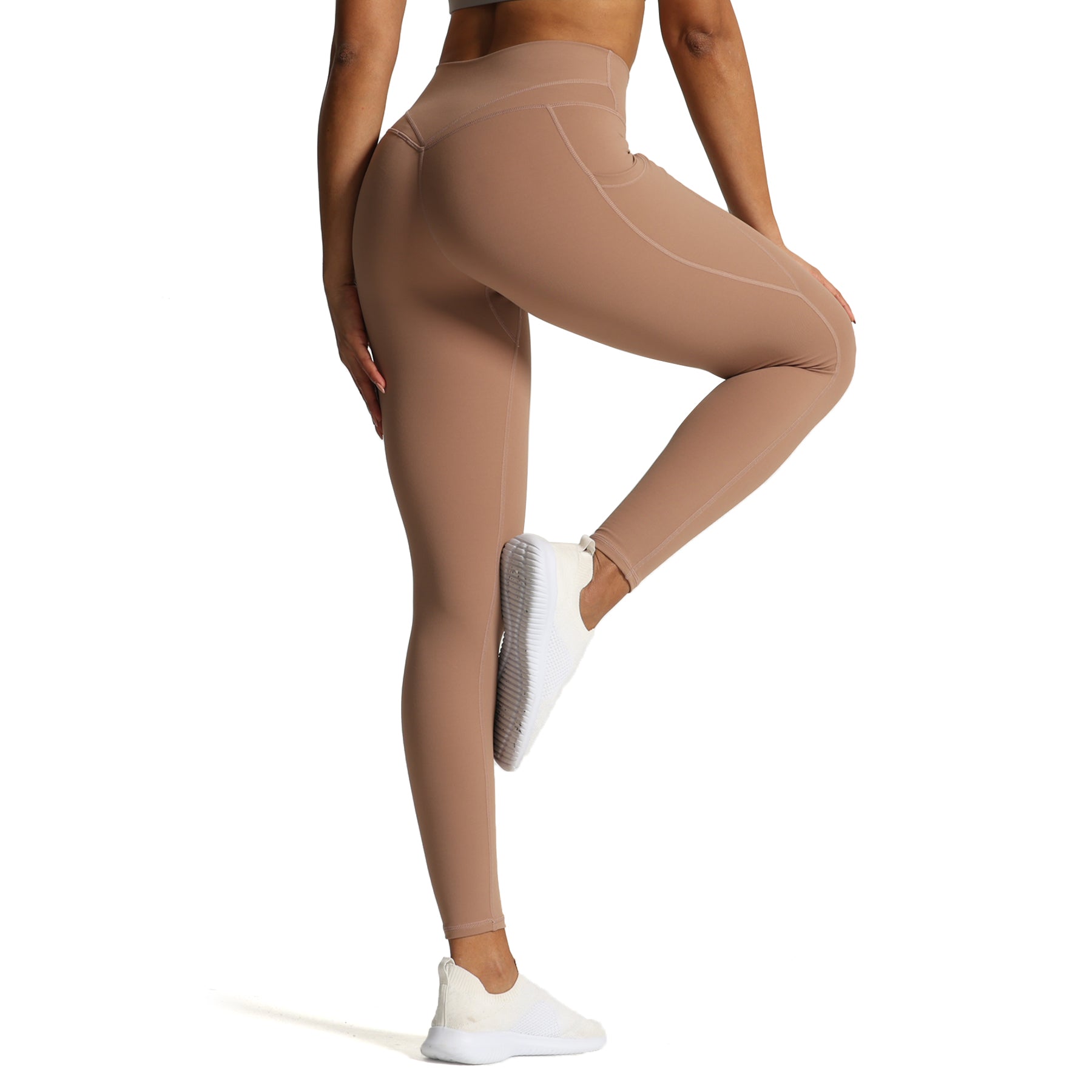 Aoxjox Trinity Cross-Waist Pocket Leggings (CONT'D)