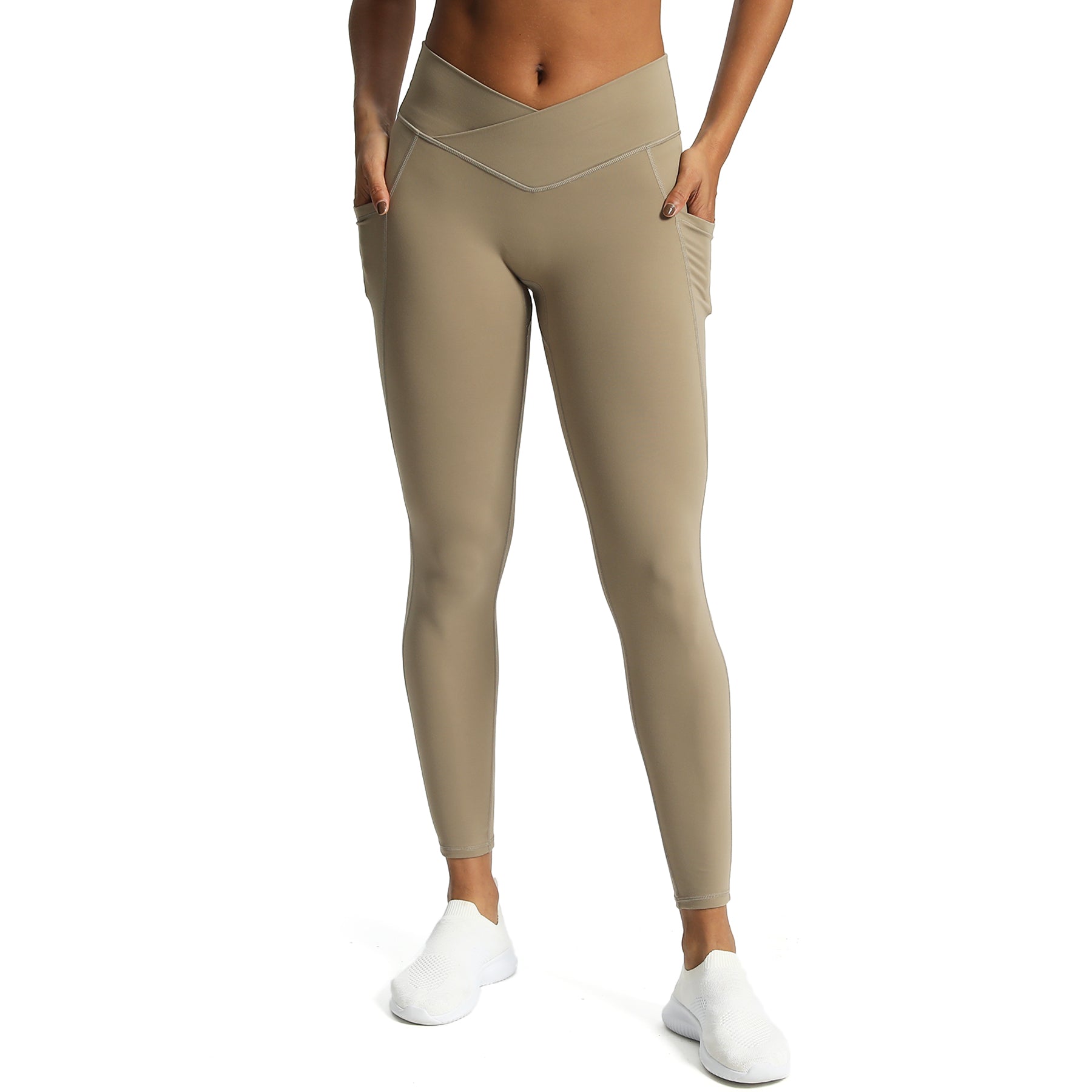 Aoxjox Trinity Cross-Waist Pocket Leggings (CONT'D)