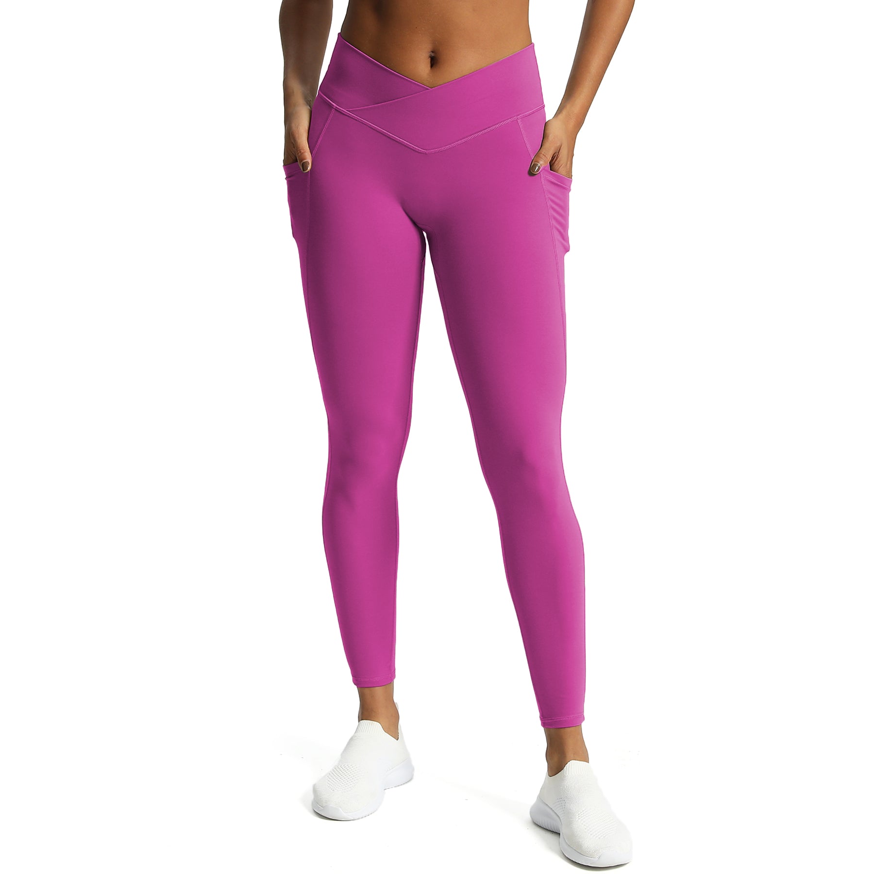 Aoxjox Trinity Cross-Waist Pocket Leggings (CONT'D)