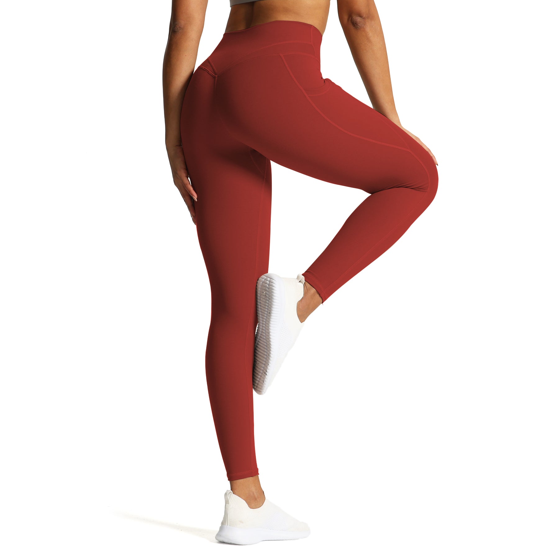 Aoxjox Trinity Cross-Waist Pocket Leggings (CONT'D)