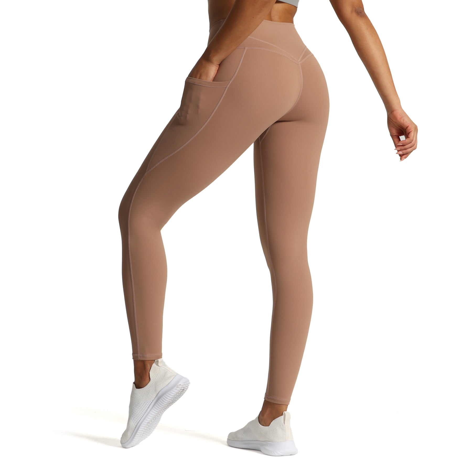 Aoxjox Trinity Cross-Waist Pocket Leggings (CONT'D)
