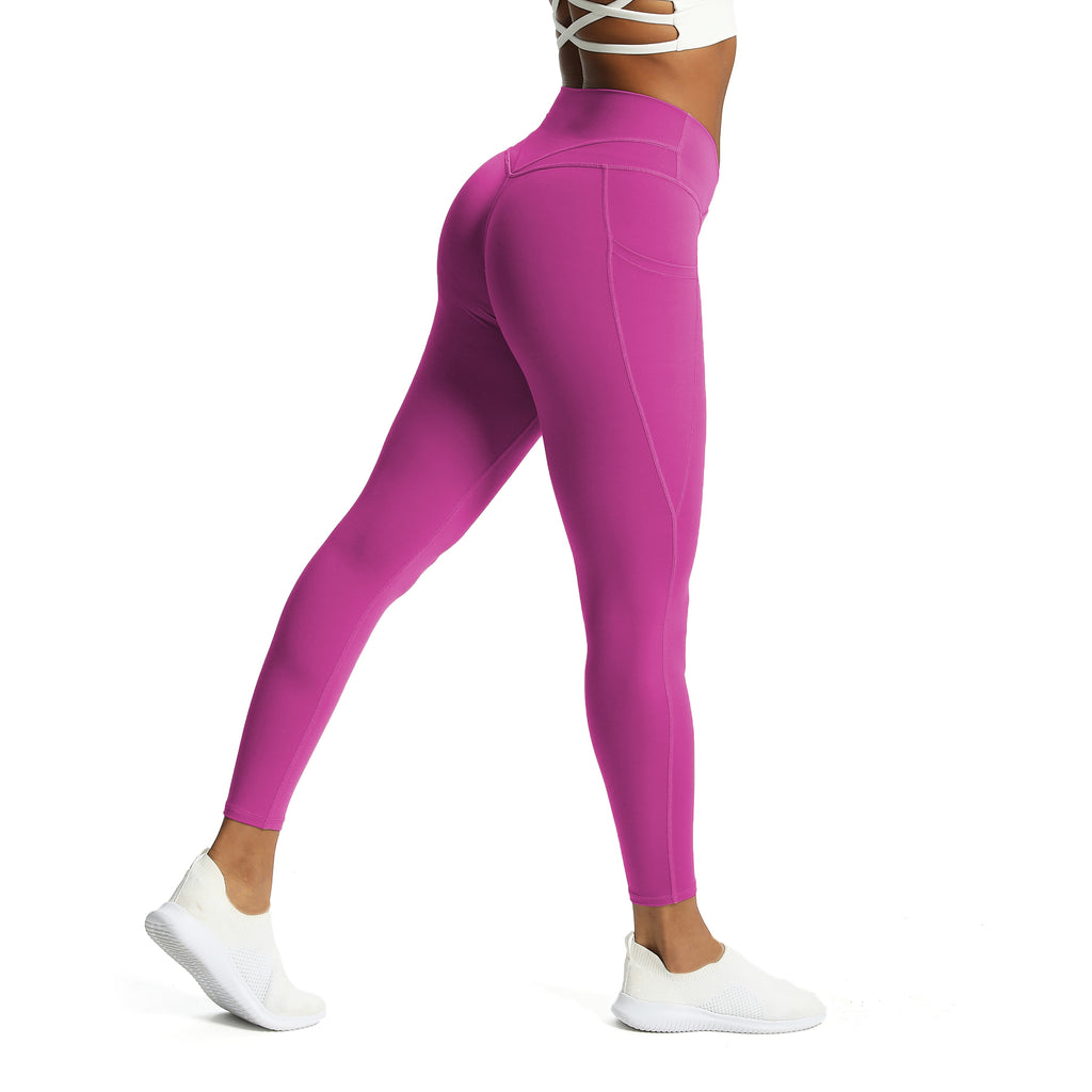 Aoxjox Trinity Cross-Waist Pocket Leggings (CONT'D)