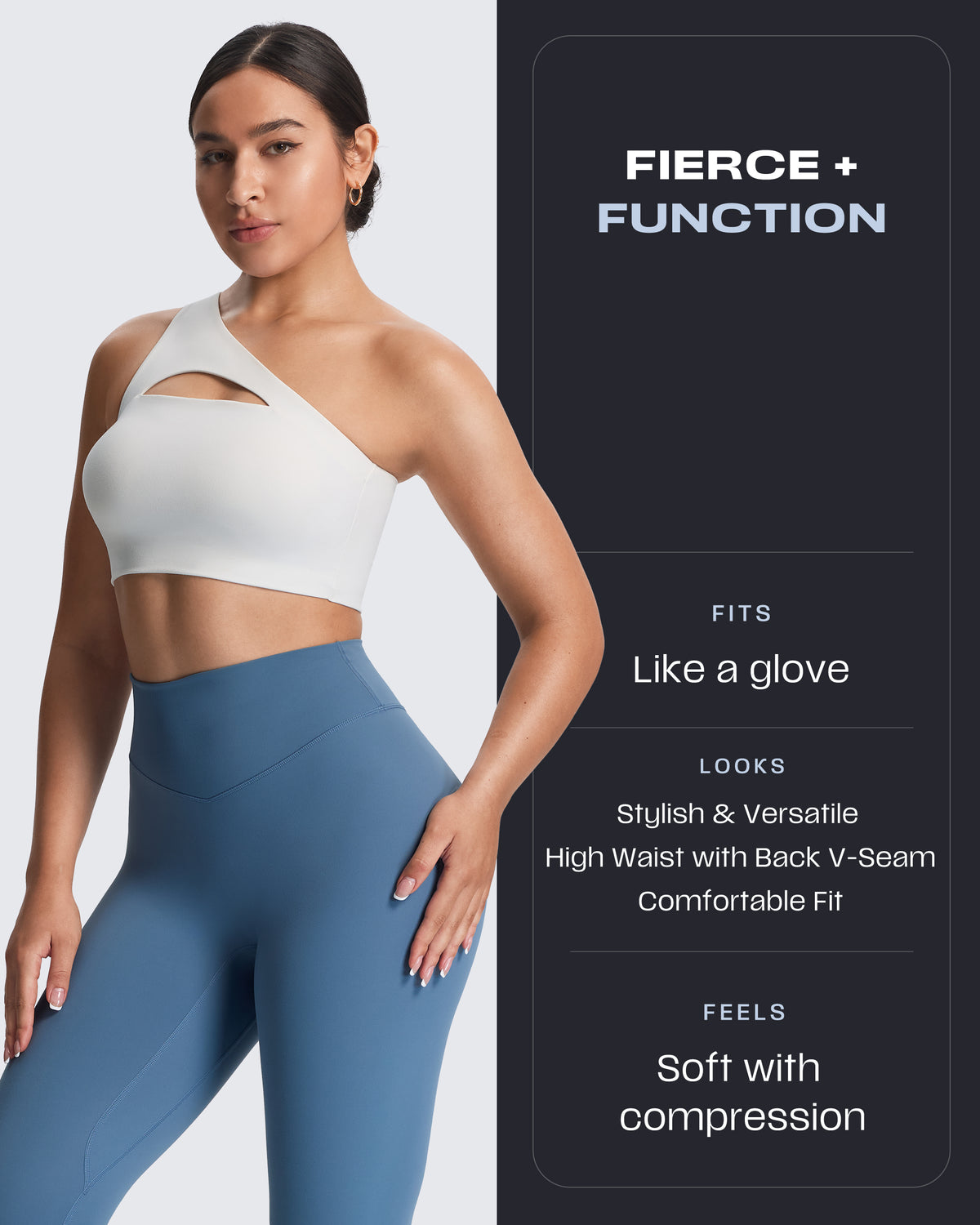 Aoxjox "Metamorph" Deep V Yoga Pants 26"