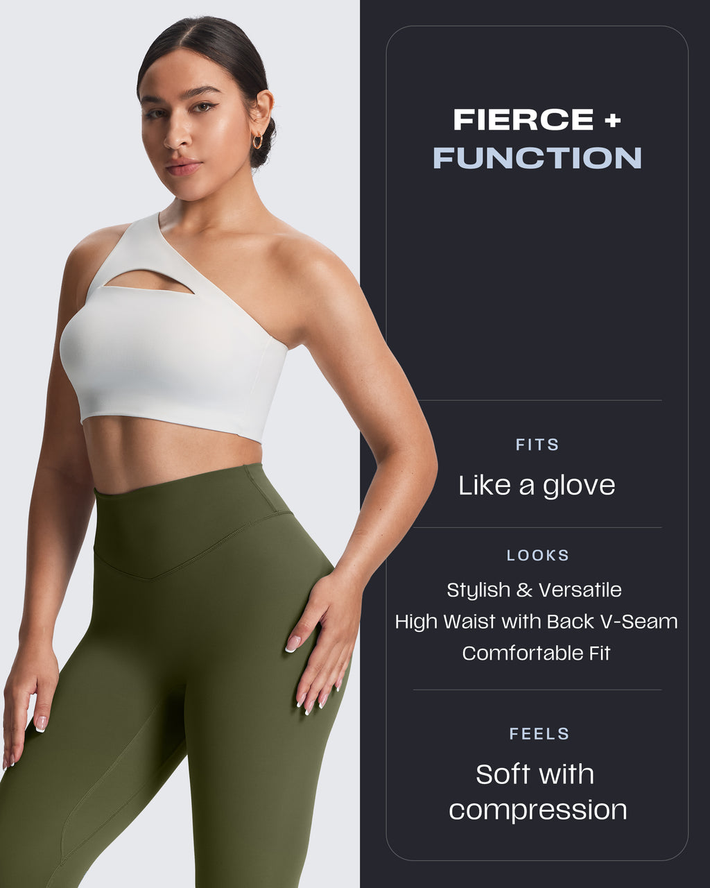 Aoxjox "Metamorph" Deep V Yoga Pants 26"