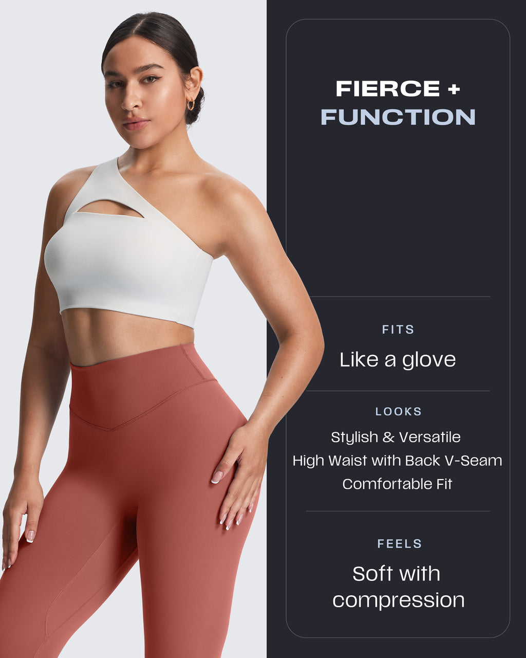 Aoxjox "Metamorph" Deep V Yoga Pants 26"
