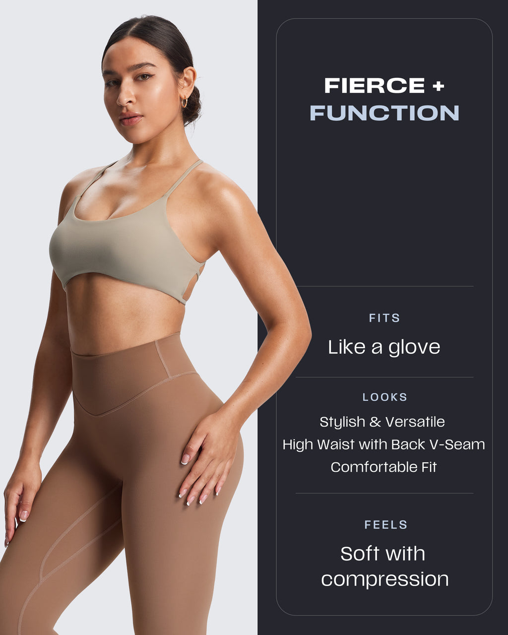 Aoxjox "Metamorph" Deep V Yoga Pants 26"