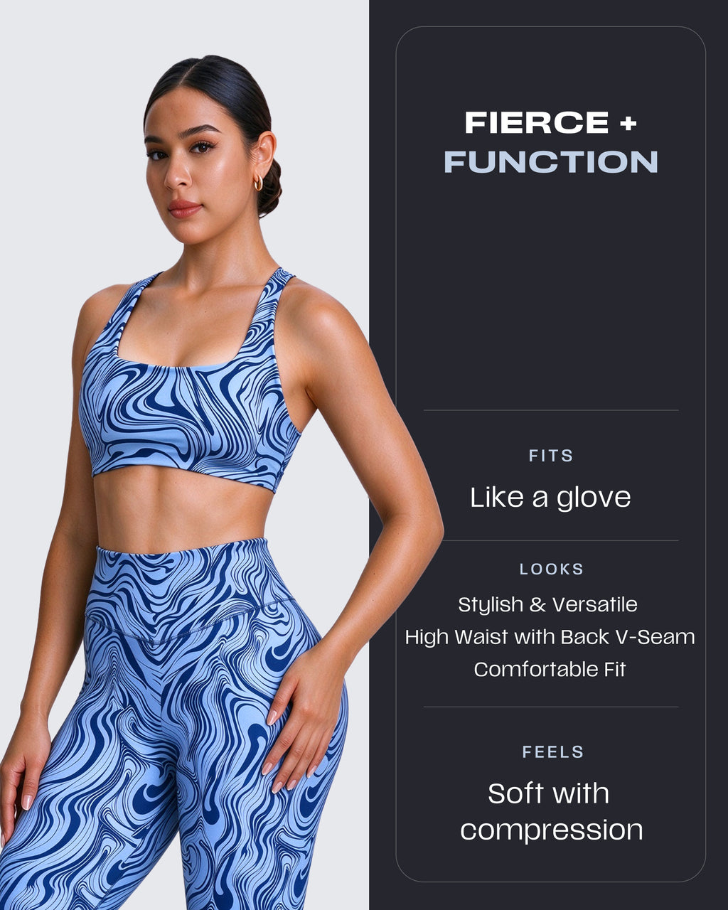 Aoxjox "Metamorph" Deep V Yoga Pants 26"