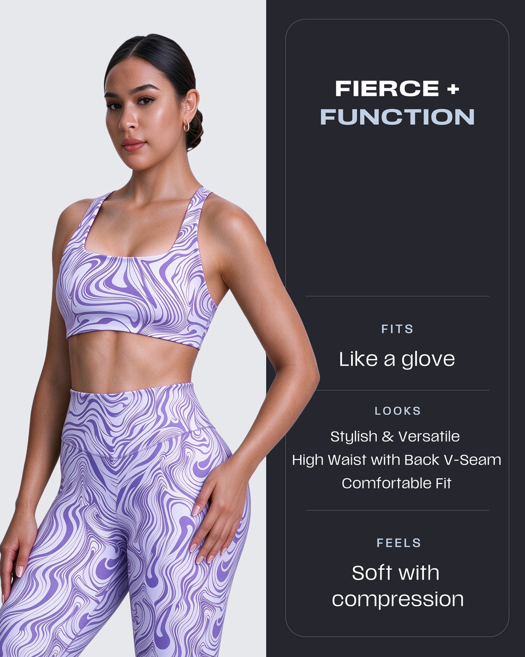 Aoxjox "Metamorph" Deep V Yoga Pants 26"