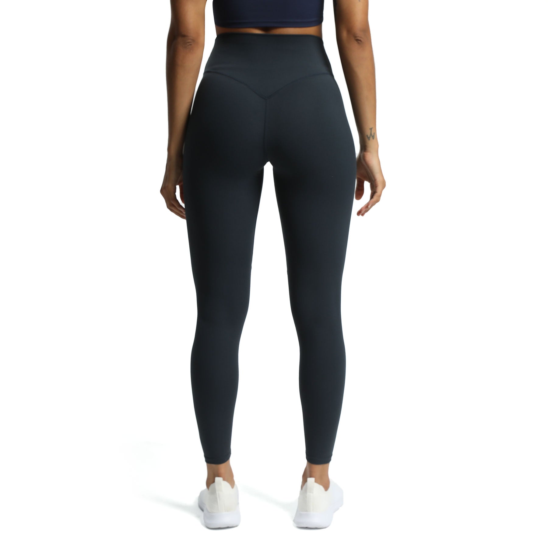 Aoxjox seamless leggings, Electric blue marl (S) and Aoxjox black hype