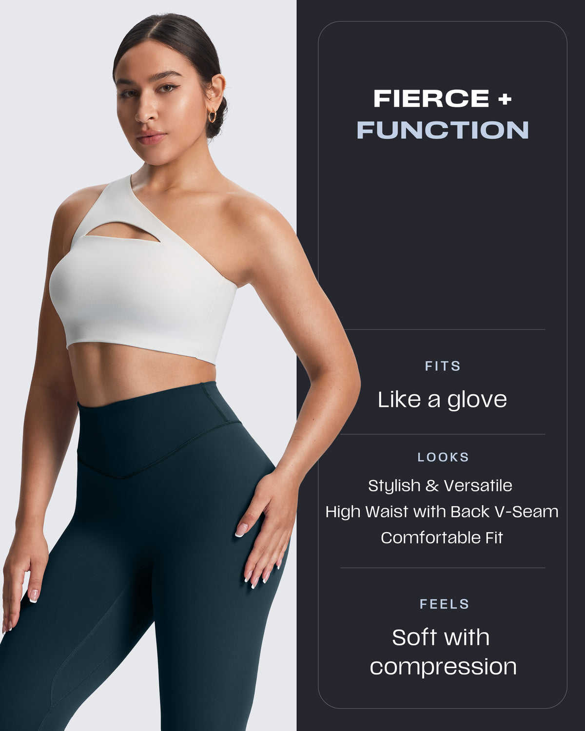 Aoxjox "Metamorph" Deep V Yoga Pants 26"