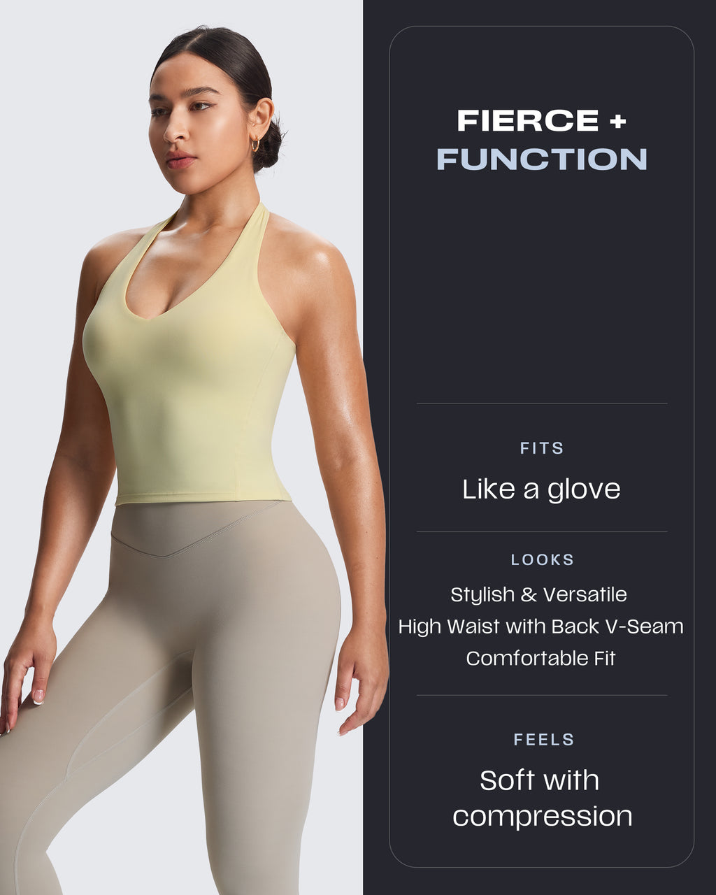 Aoxjox "Metamorph" Deep V Yoga Pants 26"