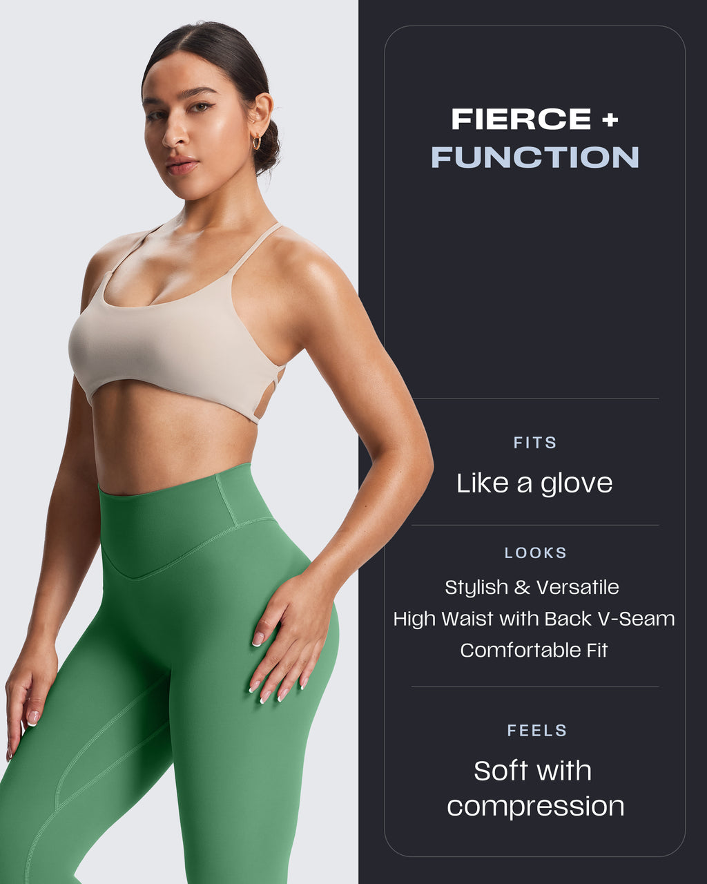 Aoxjox "Metamorph" Deep V Yoga Pants 26"