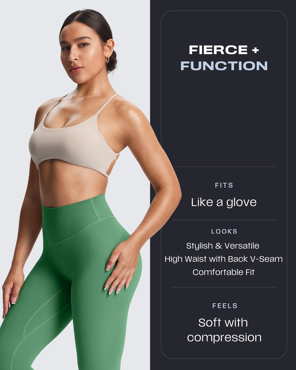 Aoxjox "Metamorph" Deep V Yoga Pants 26"