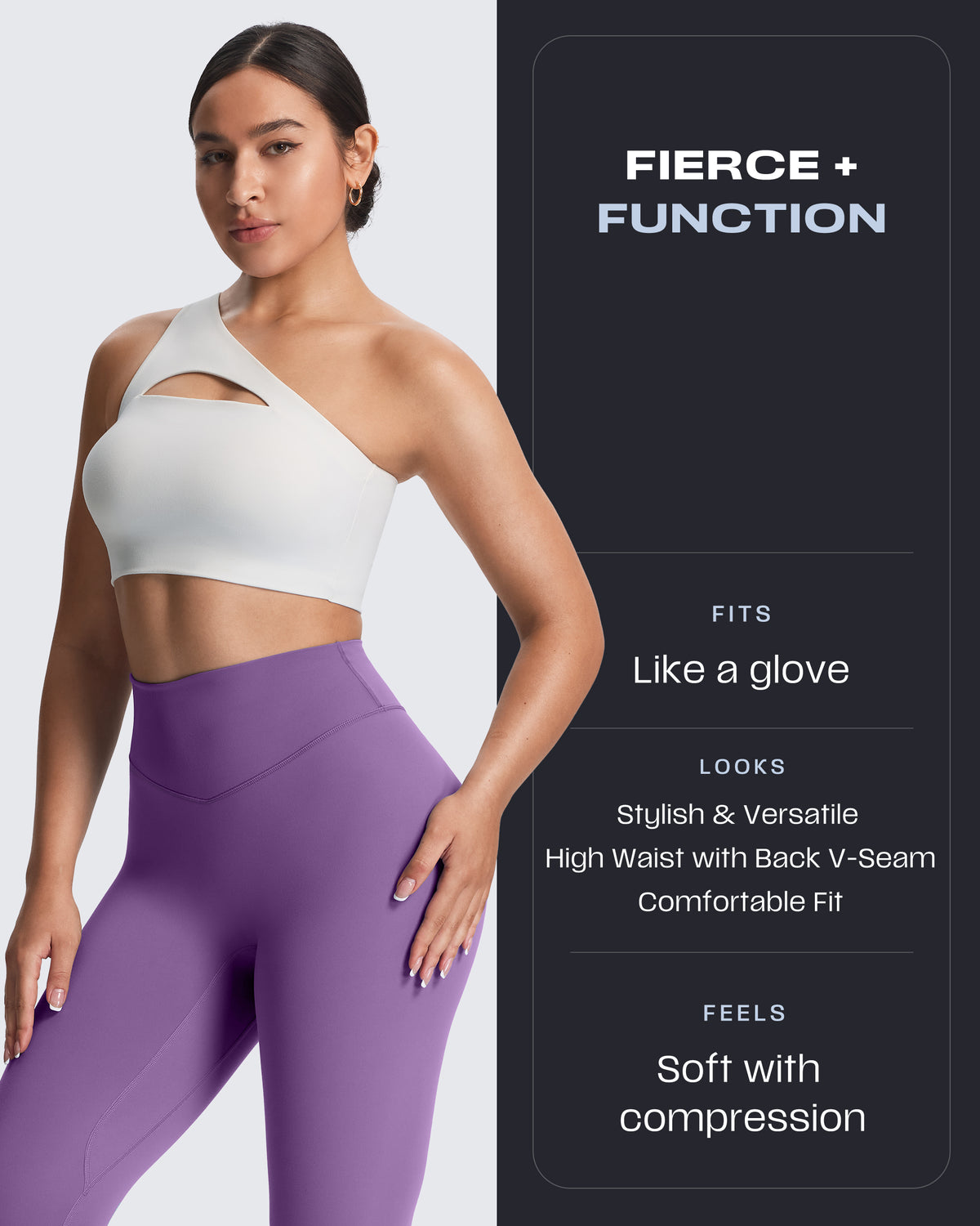Aoxjox "Metamorph" Deep V Yoga Pants 26"