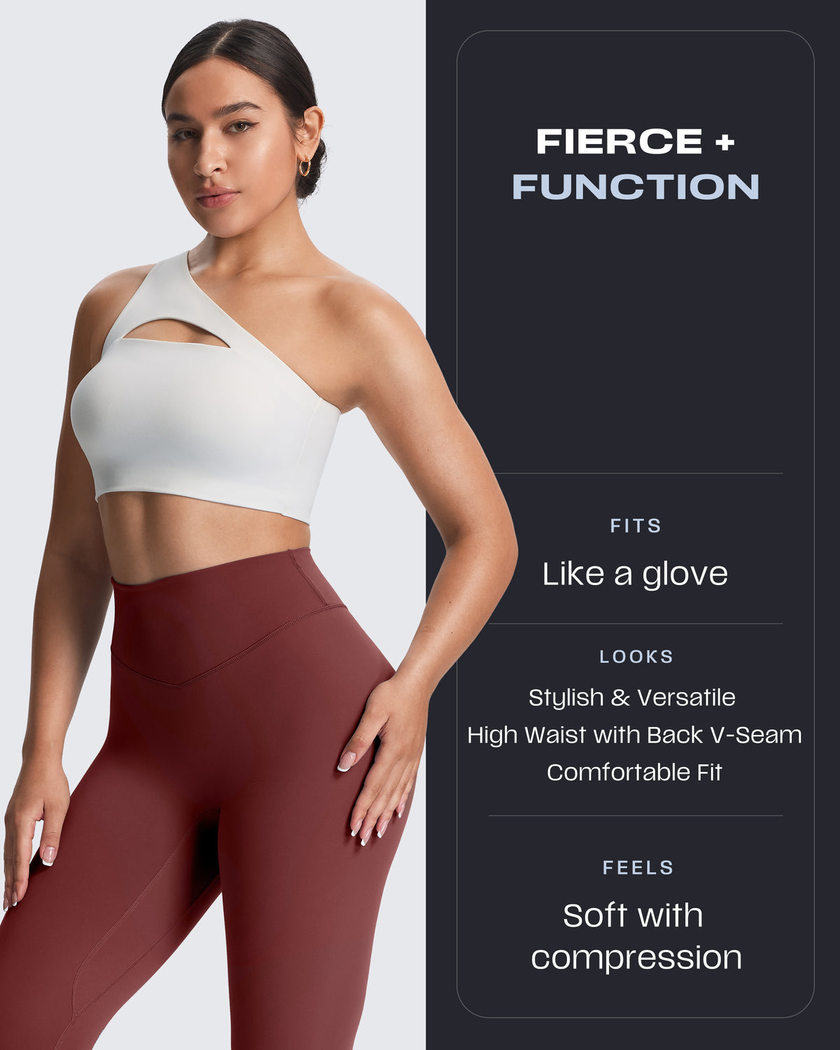 Aoxjox "Metamorph" Deep V Yoga Pants 26"