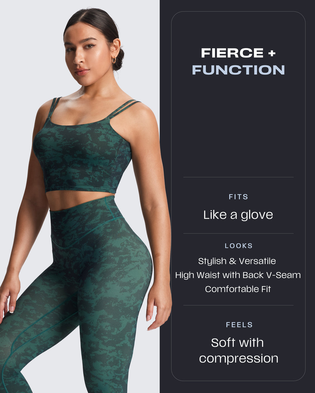 Aoxjox "Metamorph" Deep V Yoga Pants 26"