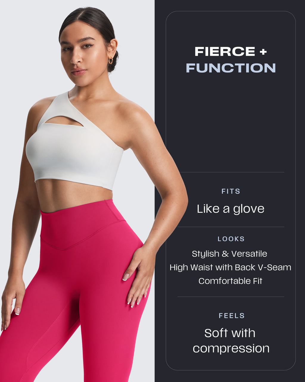 Aoxjox "Metamorph" Deep V Yoga Pants 26"