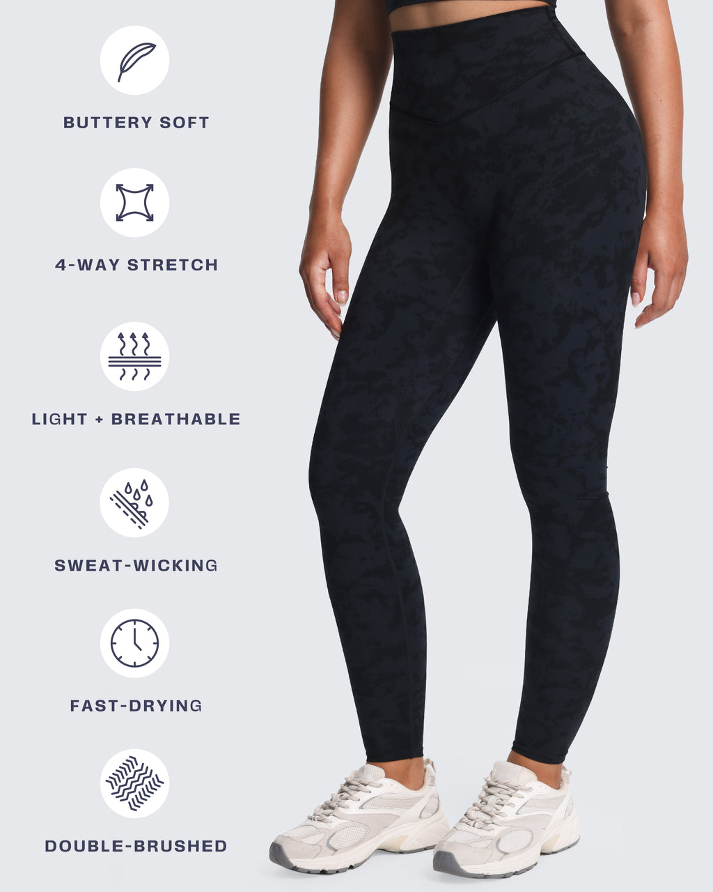 Aoxjox "Metamorph" Deep V Yoga Pants 26"