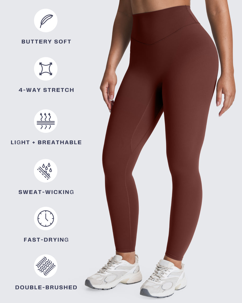 Aoxjox "Metamorph" Deep V Yoga Pants 26"