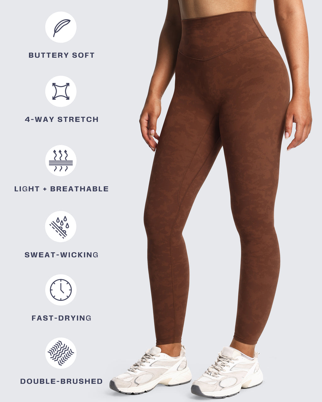 Aoxjox "Metamorph" Deep V Yoga Pants 26"