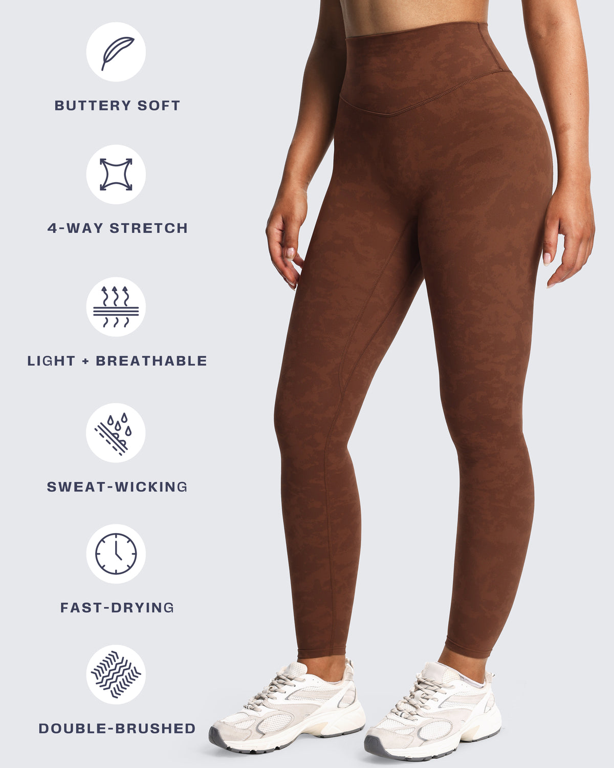 Aoxjox "Metamorph" Deep V Yoga Pants 26"