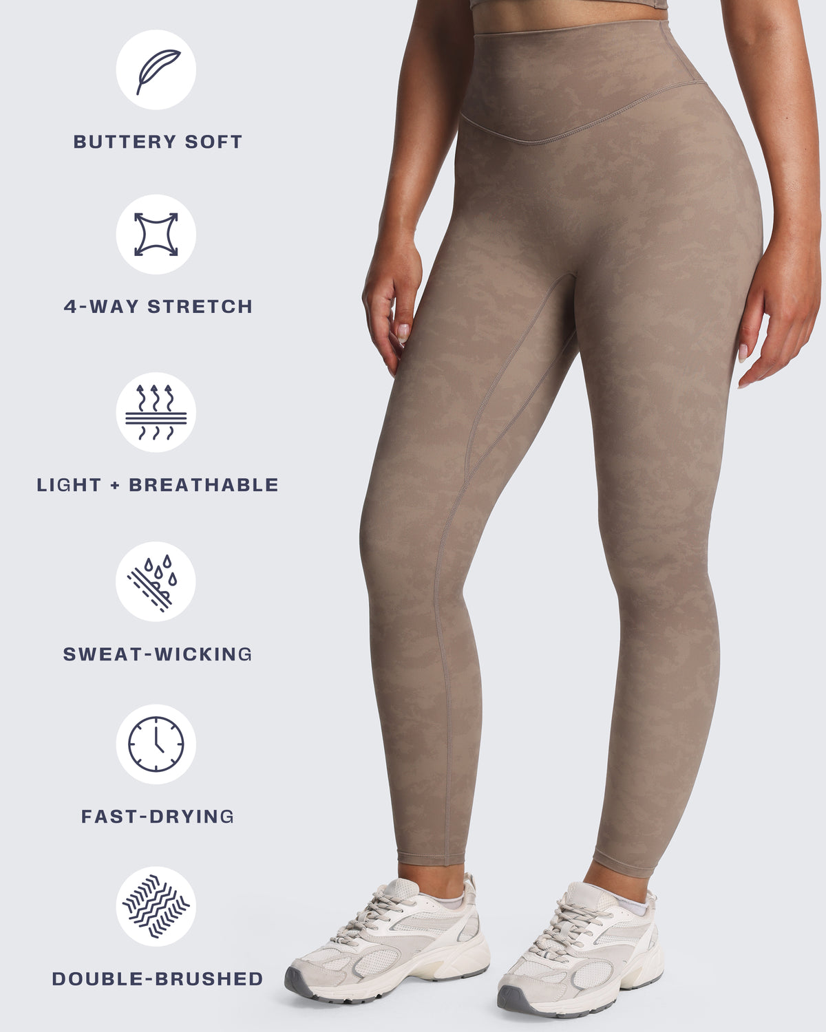Aoxjox "Metamorph" Deep V Yoga Pants 26"